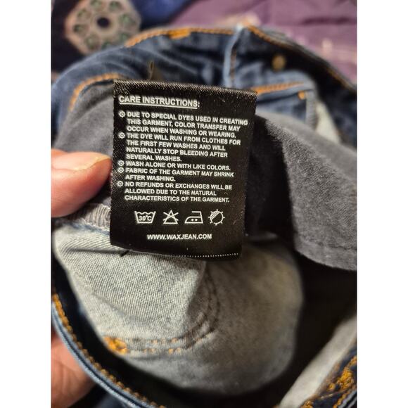 Wax Brand Dark Blue Jeans (Size 0) - Picture 8 of 10
